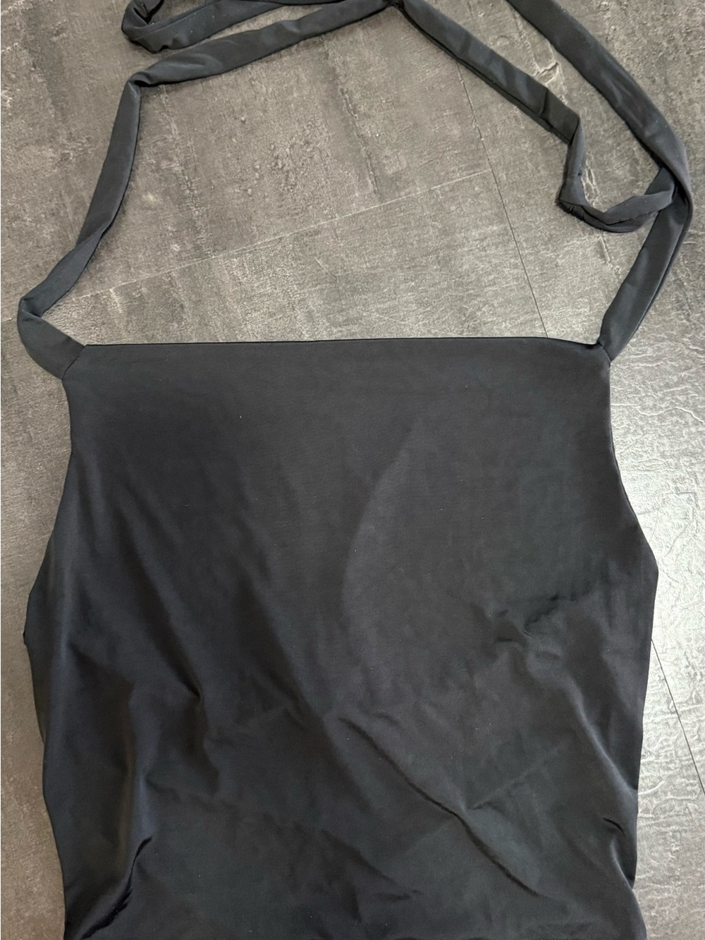 Charlotte Russe Black Halter Camisole Top